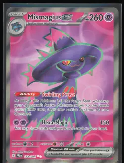 Mismagius ex Full Art 112/094 Pokemon ME02: Phantasmal Flames NM Pokemon Card - Image 1