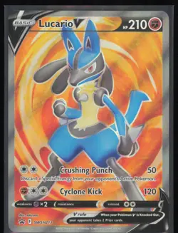 Lucario V Holo SWSH213 Sword & Shield Promo Pokemon Card NM - Image 1