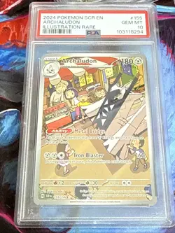 Pokemon TCG Archaludon Card 155/142 Stellar Crown Illustration Rare PSA Gem 10 - Image 1