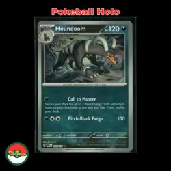 Houndoom Poke Ball Pattern 063/131 SV: Prismatic Evolutions Pokemon Card NM - Image 1