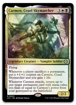 Carmen, Cruel Skymarcher #5 (Foil) (NM) Lost Caverns of Ixalan LCC Magic MTG - Image 1