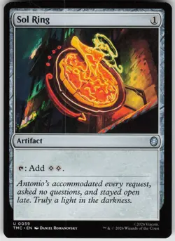 MTG Sol Ring Normal NM Commander: TMNT Magic 59 - Image 1