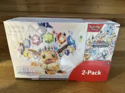POKEMON TCG Prismatic Evolutions 2 Pack Bundle ETB & Booster Pack New Sealed AU - Image 1