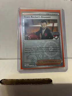 Pokemon Team Rocket's Giovanni 174/182 Regional Championship Stamped - Image 2