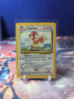 Pidgeotto 22/102 Base Set Pokemon TCG Non Holo Rare LP-MP - Image 1
