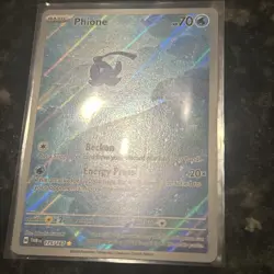 Pokemon TCG Phione 175/167 SV06: Twilight Masquerade Illustration Rare NM - Image 2