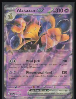 Alakazam ex 050 Pokemon SVP: Scarlet & Violet Black Star Promo FREE SHIPPING - Image 1