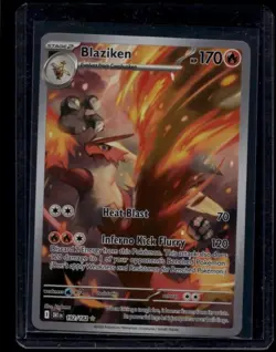 Pokemon TCG Blaziken 192/182 Destined Rivals Illustration Rare NM - Image 1