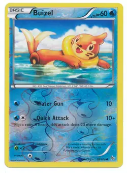 Buizel 28/106 XY Flashfire REVERSE HOLO PERFECT MINT! Pokemon - Image 1