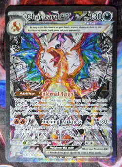 Pokemon TCG Charizard EX Sir Obsidian Flames 223/197 Full Art Secret Rare - Image 1