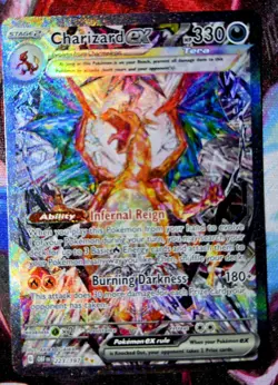 Pokemon TCG Charizard EX Sir Obsidian Flames 223/197 Full Art Secret Rare - Image 2