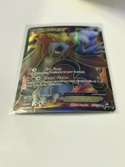 Pokemon Entei EX Full Art Ultra Rare Holo 103/108 Dark Explorers 180HP Fire Fang - Image 2
