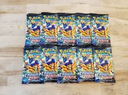 Pokemon Sealed Crown Zenith Booster Packs - 10 Pack - Image 1