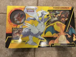 Pokemon TCG Reshiram & Charizard Tag Team GX Figure Collection Box- 2019 SEALED - Image 1