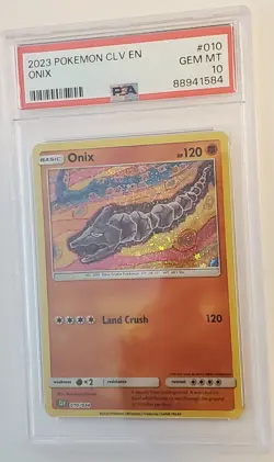 2023 Pokemon CLV EN Onix PSA 10 #010 - Image 1