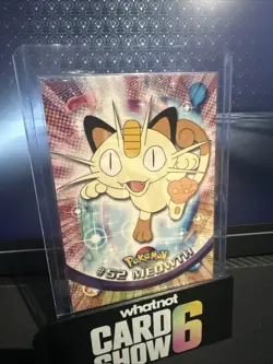 Topps Pokemon 52 Meowth Blue Label NM - Image 1