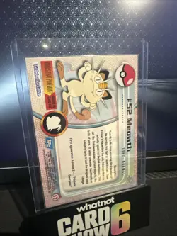 Topps Pokemon 52 Meowth Blue Label NM - Image 2