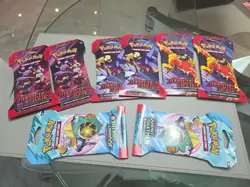 6 Pokemon Sealed Destined Rivals and 2 Journey Together Packs Brand New - Image 1