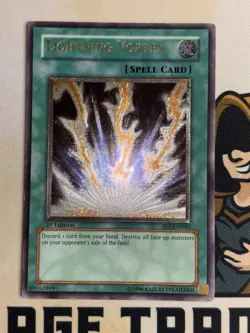 Lightning Vortex FET-EN040 1st Edition Ultimate Rare YuGiOh! NM - Image 2