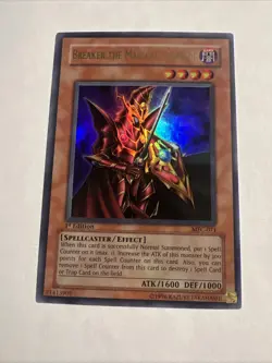 Yugioh Card - Breaker The Magical Warrior 1st Edition MFC-071 Ultra Rare HP DMG - Image 1