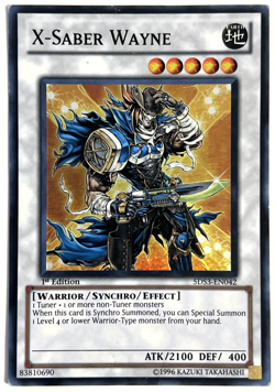 YuGiOh! - X-Saber Wayne 5DS3-EN042 1st Edition Common - Image 1