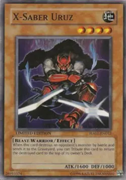 X-Saber Uruz - HA01-EN012 - Super Rare - Limited - Lightly Played - Image 1