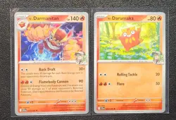 N's Darmanitan 027/159 & Darumaka 026/159 Pokemon card SV Journey Together NM - Image 1