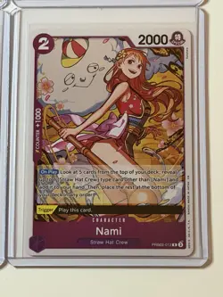 Nami PRB02-012 The Best Vol. 2 Premium Booster 4 Foil Card Play Set Lot - Image 5