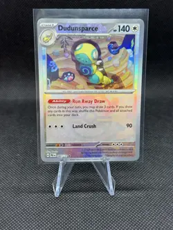 2025 Pokemon Prismatic Evolutions Rare Dudunsparce (Master Ball Pattern) 080/131 - Image 1