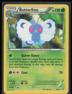 Butterfree Holo 5/83 Pokemon XY: Generations NM Pokemon Card - Image 1