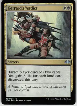 Foil Gerrard's Verdict 190 Dominaria Remastered U - Image 1