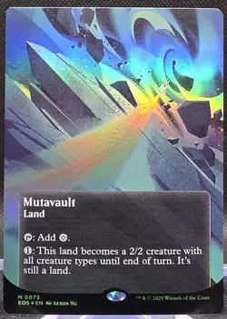 Mutavault #73 Edge of Eternities Borderless Foil Mythic - Image 1