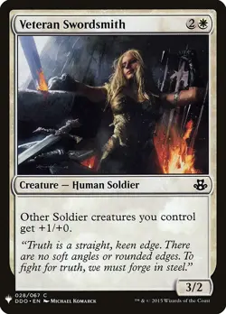 Veteran Swordsmith [Mystery Booster] Magic MTG - Image 1