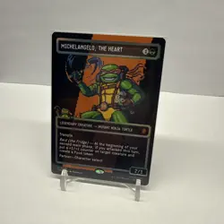 Michelangelo, the Heart (Borderless) (Surge Foil) Commander: TMNT - Image 1