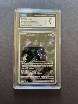 2023 Pokemon SVP 151 UPC Mewtwo Black Star Promo Graded CGC 9 Mint - Image 1