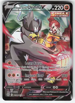 Single Strike Urshifu V TG18/TG30 Pokemon TCG Brilliant Stars NM - Image 1