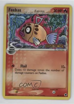 Feebas (EX - Dragon Frontiers Stamp) Reverse Foil Pokemon #49 2006 - Image 1