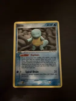 Ditto (Squirtle) 64/113 2005 Pokemon EX Delta Species - MP - Image 1