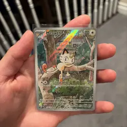 Pokemon TCG Meowth 106/094 Me02 Phantasmal Flames Illustration Rare MINTTTT - Image 1