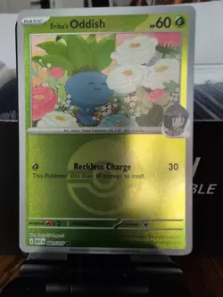 Erika's Oddish Pokeball Reverse Holo 001/217 - Ascended Heroes ASC Pokemon NM/M - Image 1