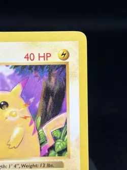 Pokemon TCG Pikachu 58/102 Base Set Shadowless Regular LP - Image 3