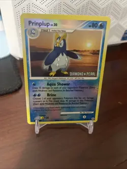 Pokemon TCG - Prinplup Diamond and pearl Stamped Reverse holo 58/130 Mint - Image 1