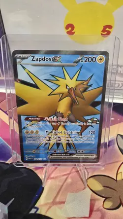 Pokemon TCG Zapdos ex Scarlet & Violet-151 192/165 Holo Ultra Rare - Image 1
