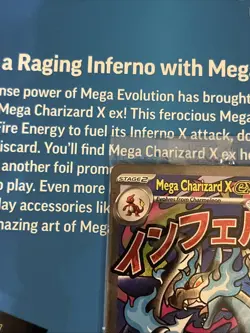 Mega Charizard + EX Oricorio EX Pokemon Phantasmal Flames UPC Promo Sealed #23 B - Image 2