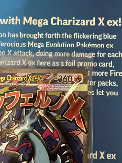 Mega Charizard + EX Oricorio EX Pokemon Phantasmal Flames UPC Promo Sealed #23 B - Image 3