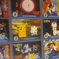 #13 POKEMON 1999 BURGER KING - MASTER TRAINER SET UNCUT SHEET #13 - Image 4