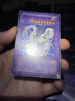Cyber Twin Dragon - CRV-EN035 - Super Rare - 1st Edition - VLP - Image 3