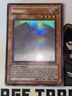 Honest LODT-EN001 1st Edition Ghost Rare Yu-Gi-Oh! LP Light of Destruction - Image 2