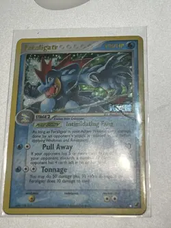 Feraligatr EX Unseen Forces Reverse Holo Rare Stamped Pokemon Card 4/115 DMG - Image 2