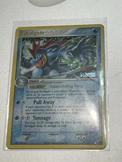 Feraligatr EX Unseen Forces Reverse Holo Rare Stamped Pokemon Card 4/115 DMG - Image 3